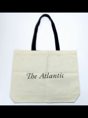 New The Atlantic Magazine Classic Canvas Tote Bag 18x14” USA Made Envirotote